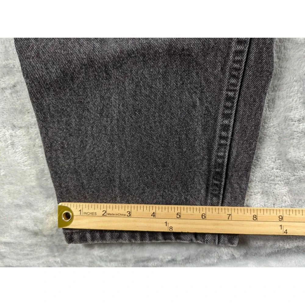VTG Levis 550 Jeans Mens 38x30 Black Faded Orange Tab Relaxed Fit USA Made  READ